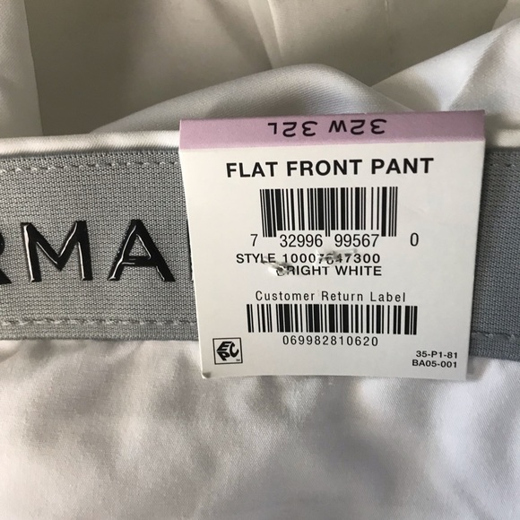 ATTACK LIFE Golf Flat Front Bright White 32x32 new - Picture 9 of 9